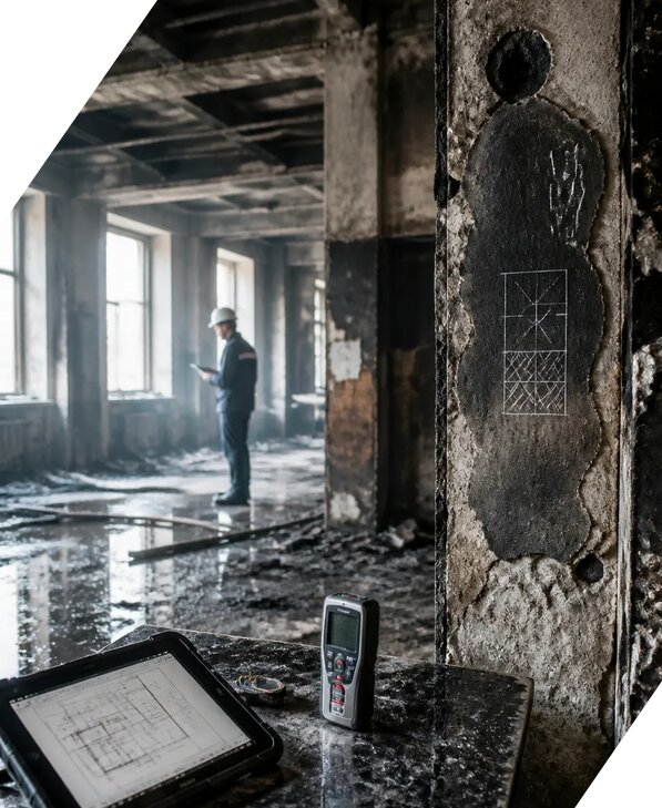 Обследование зданий после пожара в Еманжелинске от 15407 р. | ЭкспертизаРоссия