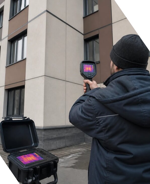 Тепловизионное обследование зданий и сооружений в Еманжелинске